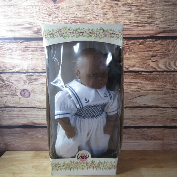 Lissi Doll African American Boy in Sailor Suit 21" Tall Vintage - Picture 10 of 10